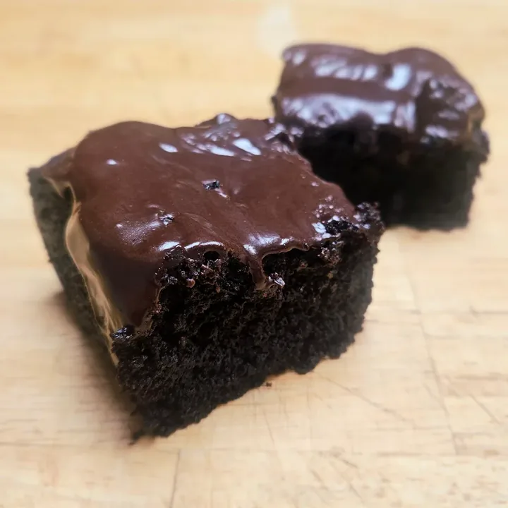 Chocolate frosted brownies